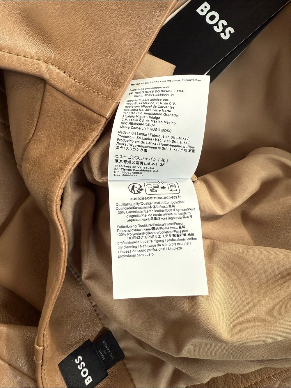 New BOSS Seleni Leather Pencil Skirt - Picture 14 of 16